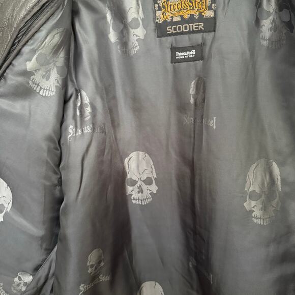 Street & Steel Scooter Leather Jacket - Size Large - Picture 5 of 15